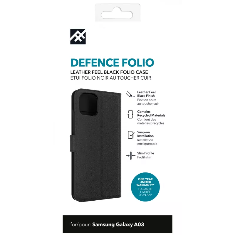 IFROGZ Defence Folio matkapuhelinkotelo 16,5 cm (6,5 tuumaa) musta