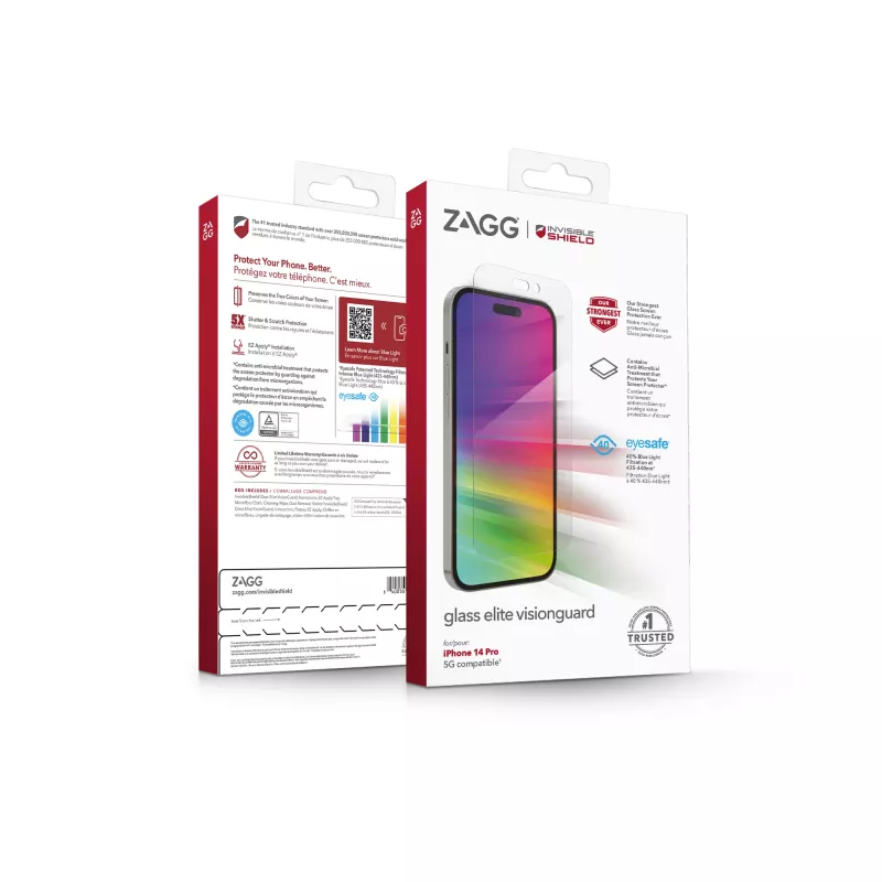 InvisibleShield Glass Elite VG AM Apple iPhone 14 Pro Case Friendly näytönsuoja