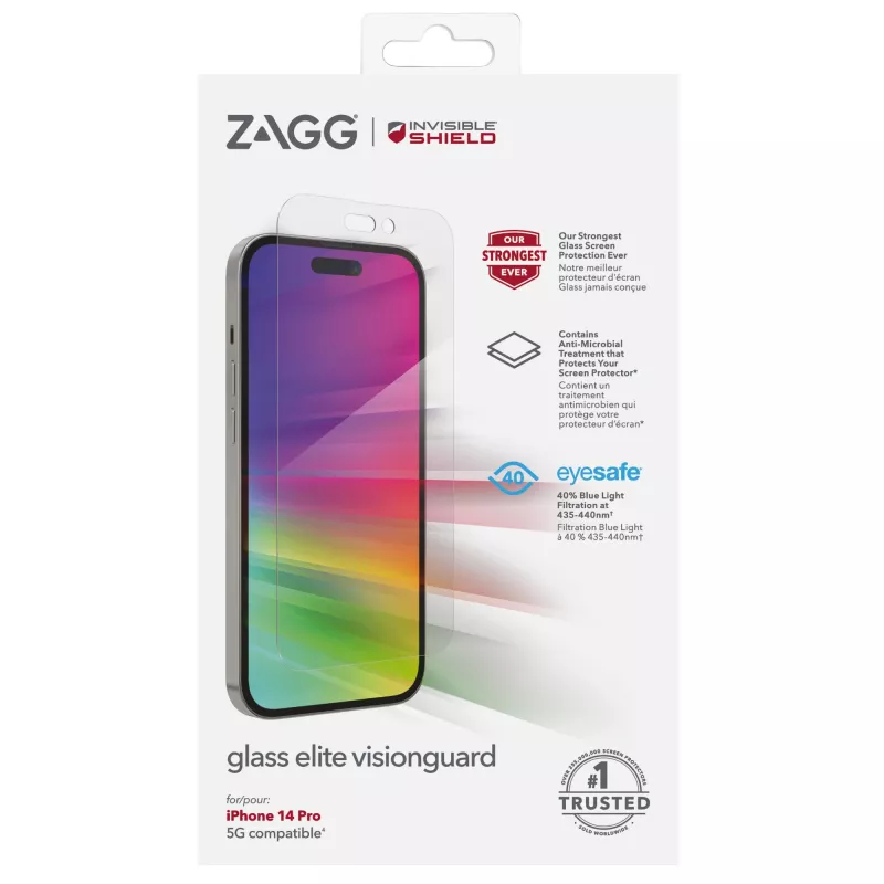 InvisibleShield Glass Elite VG AM Apple iPhone 14 Pro Case Friendly näytönsuoja