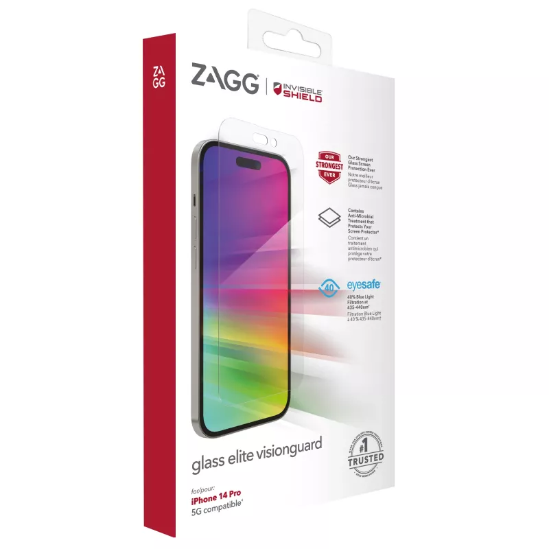 InvisibleShield Glass Elite VG AM Apple iPhone 14 Pro Case Friendly näytönsuoja