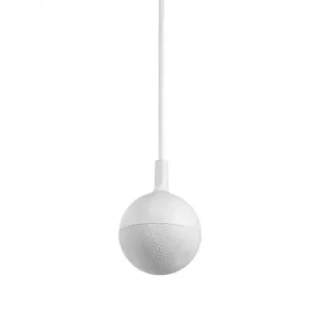 Vaddio EasyIP CeilingMIC D (valkoinen) - Dante versio, konferenssimikrofoni, 0,02 %, johdollinen, valkoinen, kattoasennus, 4,6 m