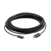 Vaddio 440-1007-008 USB-kaapeli USB 3.2 Gen 2 (3.1 Gen 2) 8 m USB C USB A musta
