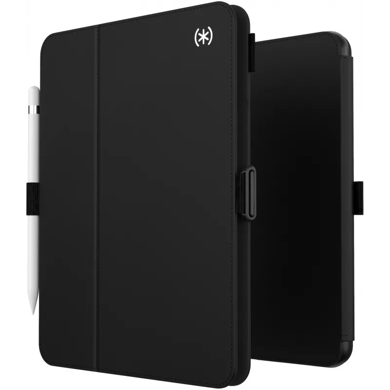 Speck Balance Folio -kotelo Apple iPad 10,9 (2022) musta – Microban