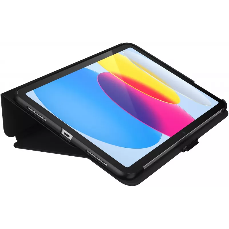 Speck Balance Folio -kotelo Apple iPad 10,9 (2022) musta – Microban