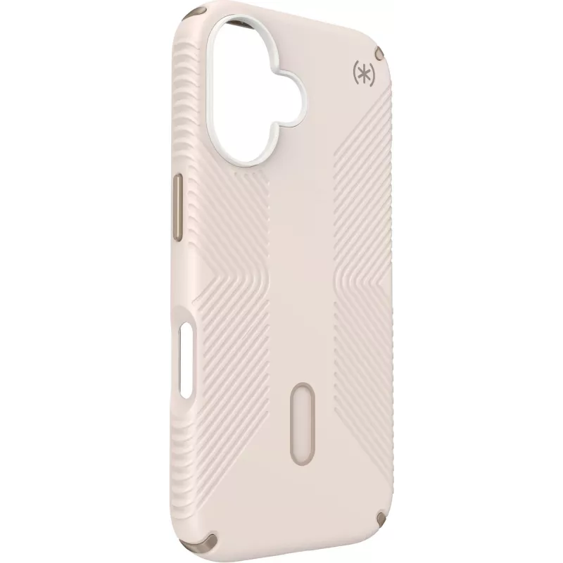 Speck Presidio2 Grip + ClickLock Apple iPhone 16 Bleached Bone – Microban