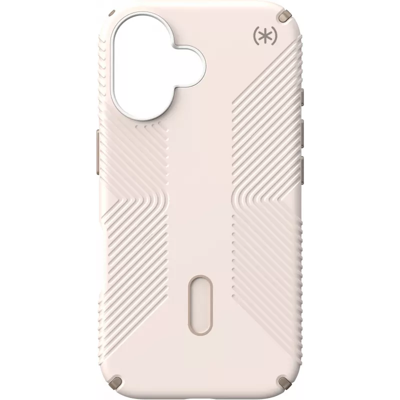 Speck Presidio2 Grip + ClickLock Apple iPhone 16 Bleached Bone – Microban