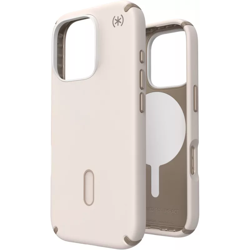 Speck Presidio2 Pro + ClickLock Apple iPhone 16 Pro Bleached Bone – Microban-kotelo