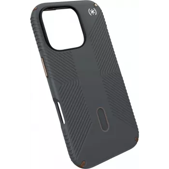 Speck Presidio2 Grip + ClickLock Apple iPhone 16 Pro Charcoal harmaa - Microban