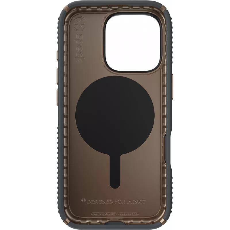 Speck Presidio2 Grip + ClickLock Apple iPhone 16 Pro Charcoal harmaa - Microban