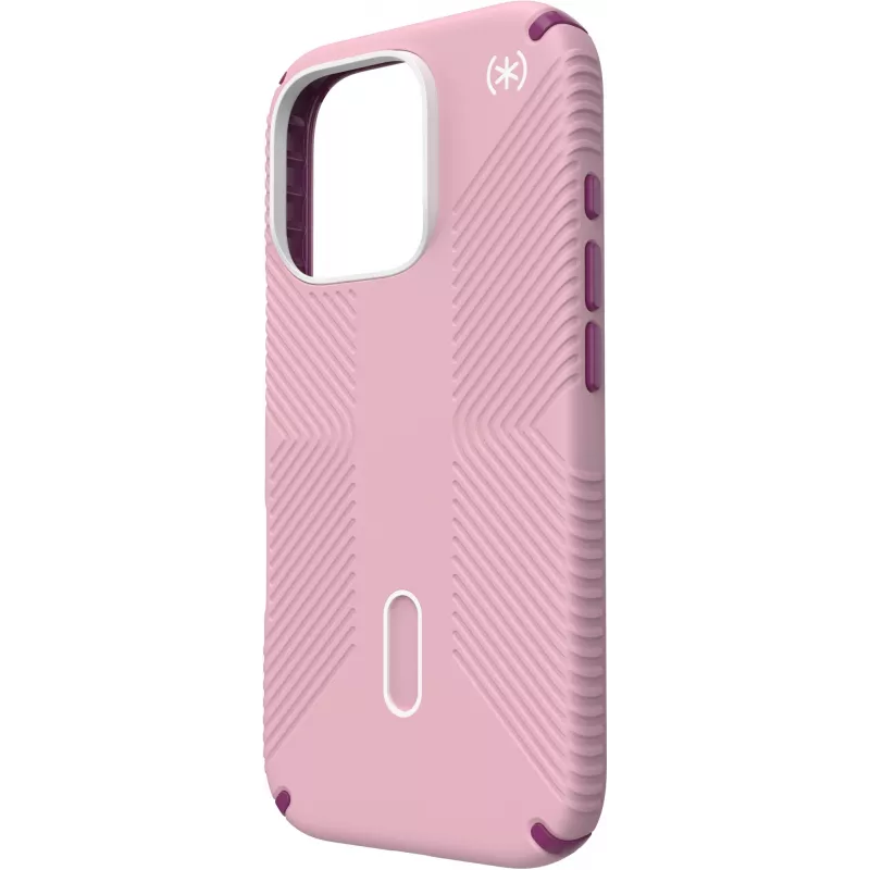 Speck Presidio2 Grip + ClickLock Apple iPhone 16 Pro Wednesday Pink – Microban