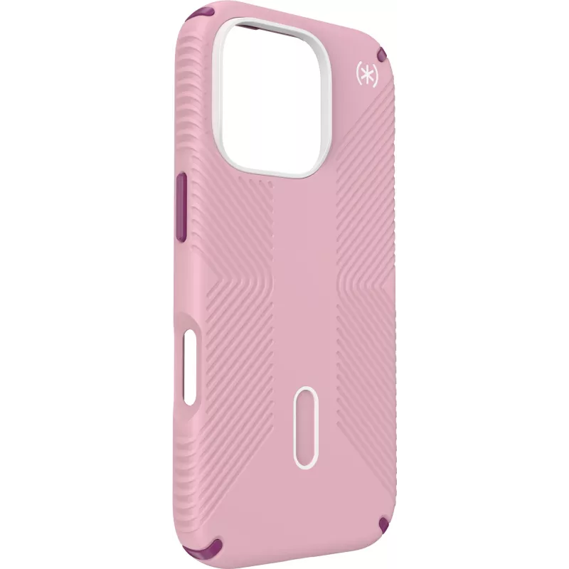 Speck Presidio2 Grip + ClickLock Apple iPhone 16 Pro Wednesday Pink – Microban