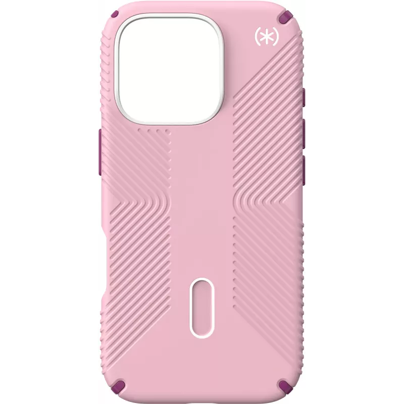 Speck Presidio2 Grip + ClickLock Apple iPhone 16 Pro Wednesday Pink – Microban