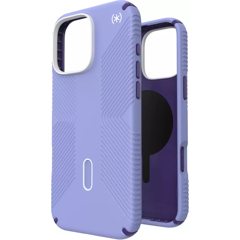 Speck Presidio2 Grip + ClickLock Apple iPhone 16 Pro Max Future Lavender – Microban
