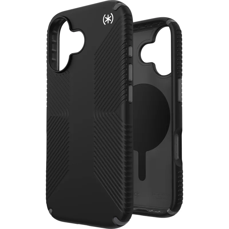 Speck Presidio2 Grip + MS Apple iPhone 17 musta – Microban