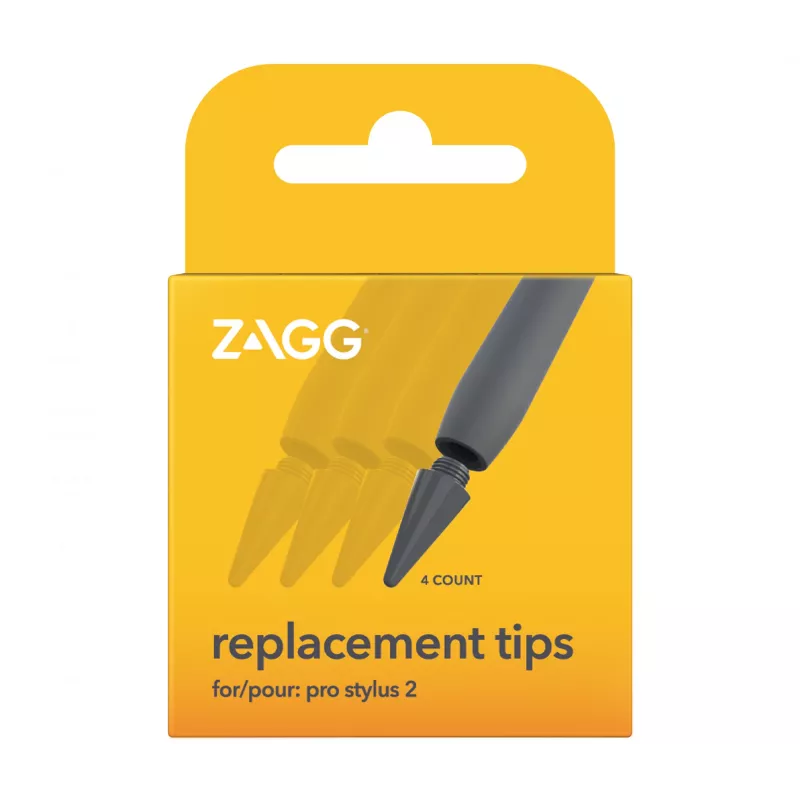 ZAGG Pro Stylus 2 (varaosakärjet), kärki, harmaa, ZAGG Pro Stylus 2