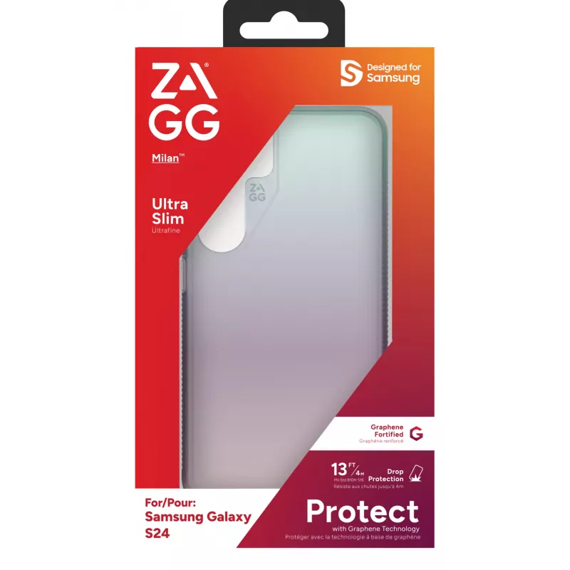 ZAGG Milan Galaxy S24 Iridescent, kotelo, Samsung, Galaxy S24, 15,8 cm (6,2