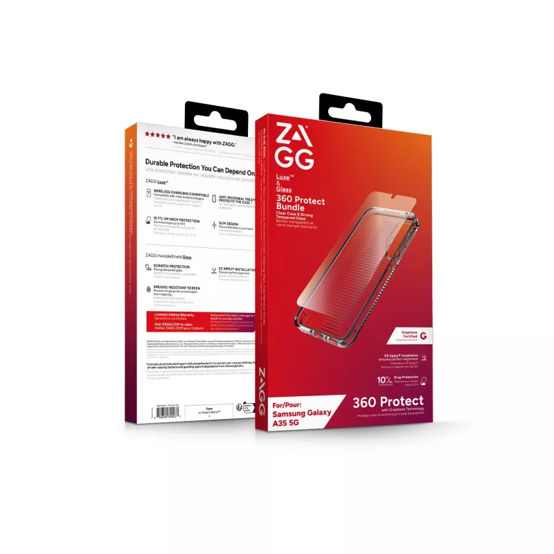 ZAGG Luxe & Glass 360 puhelinkotelo 16,8 cm (6,6