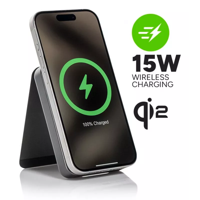 mophie Snap+ Powerstation 10000 mAh langaton lataus musta