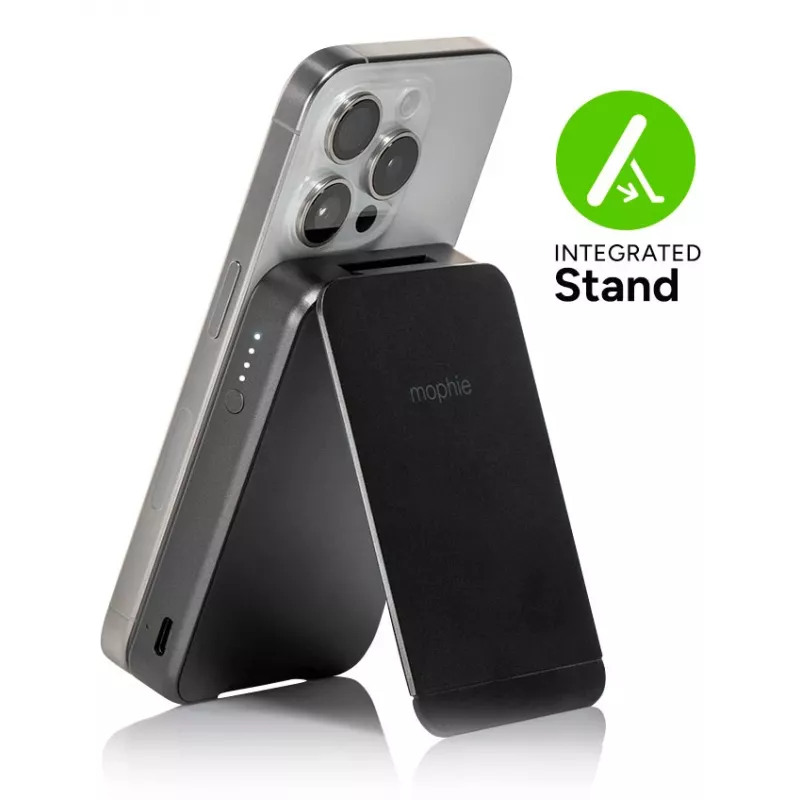 mophie Snap+ Powerstation 10000 mAh langaton lataus musta