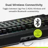 Glorious Gaming GMMK 3 PRO 75% Prebuilt Wireless musta - US, johdollinen & johdoton, USB + RF Wireless + Bluetooth, mekaaninen, QWERTY, RGB LED, musta