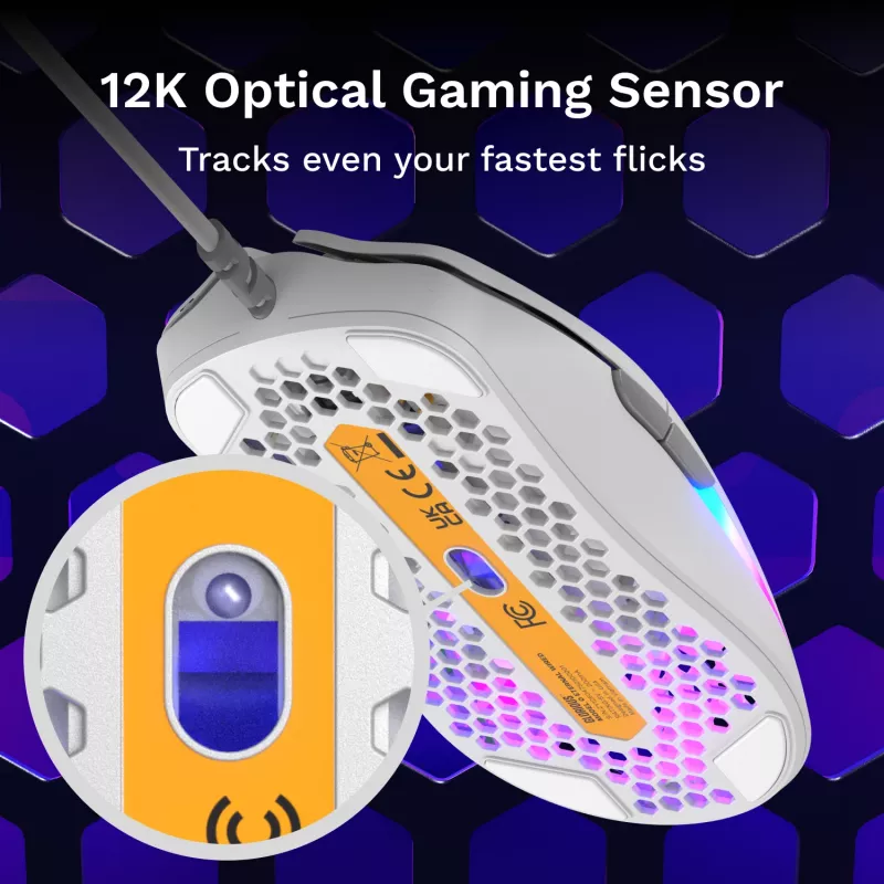 Glorious Gaming Model O Eternal -hiiri oikeakätinen USB Type-A optinen 12000 DPI