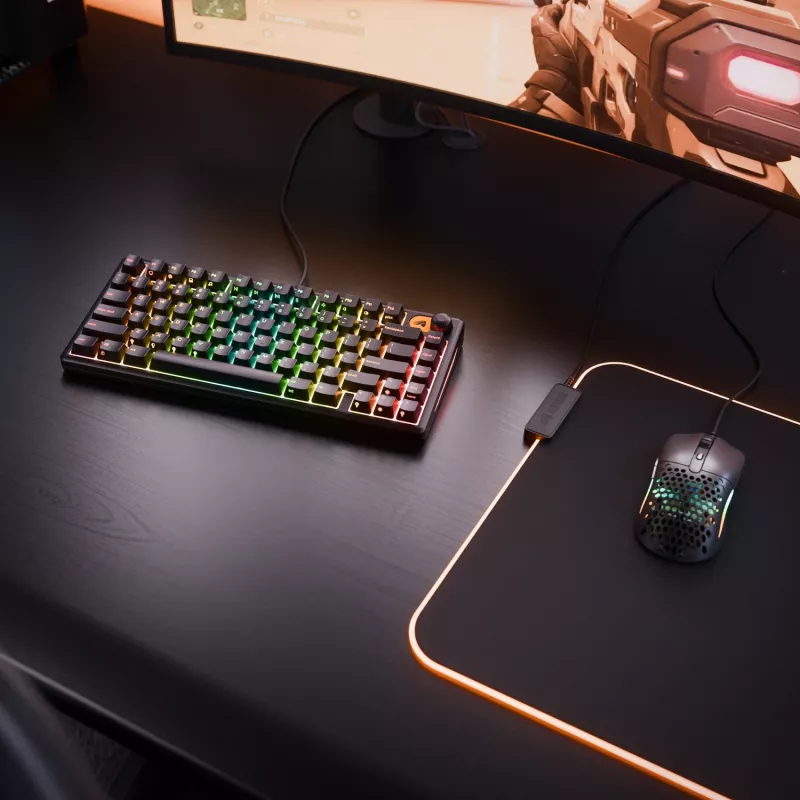 Glorious Gaming GMBK 75% -näppäimistö USB QWERTY US-englanti musta