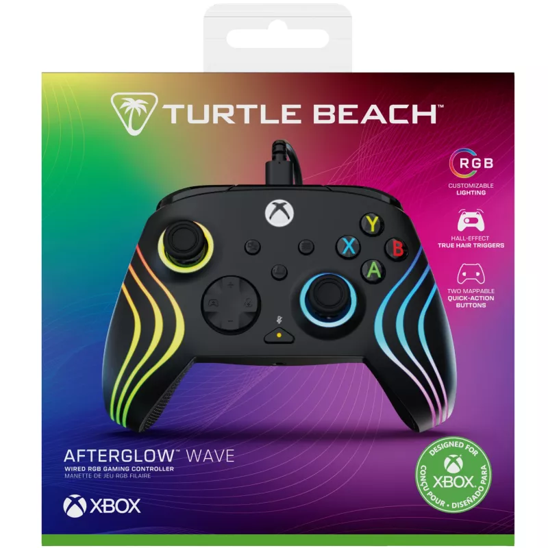 Peliohjain Turtle Beach Afterglow Wave musta USB PC Xbox Series