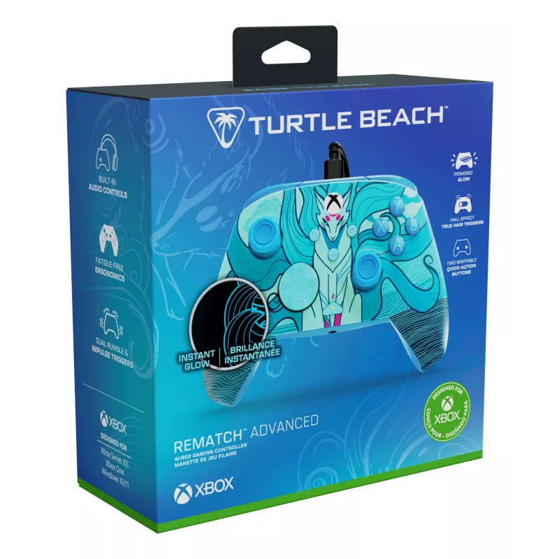 Peliohjain Turtle Beach Rematch Advanced Wired 2025 USB monivärinen Xbox One Xbox One S Xbox One X