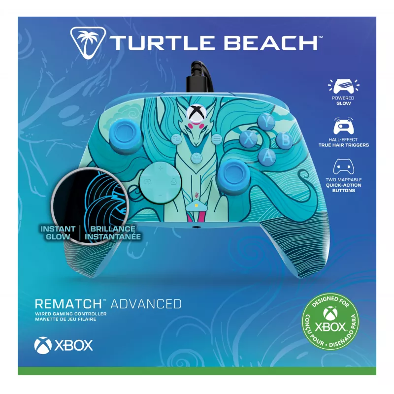 Peliohjain Turtle Beach Rematch Advanced Wired 2025 USB monivärinen Xbox One Xbox One S Xbox One X