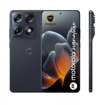 Motorola Signature älypuhelin, 6,78 tuuman AMOLED, 16 Gt/512 Gt, Carbon