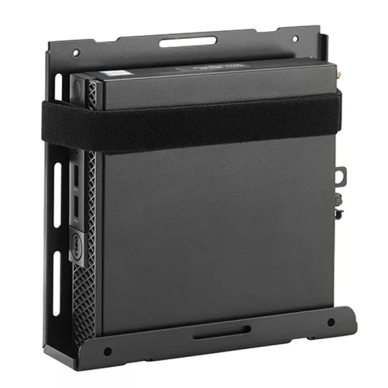 Asennussarja Chief KRA232B – thin client/PC-pylväskiinnike, teräs, musta, maks. kantavuus 1,36 kg