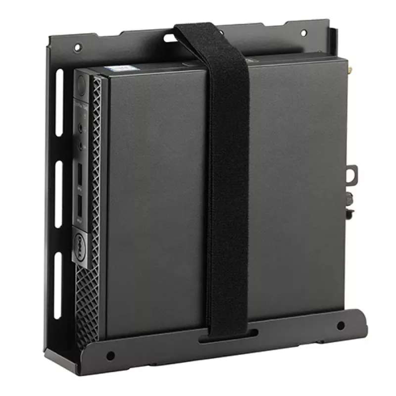 Asennussarja Chief KRA232B – thin client/PC-pylväskiinnike, teräs, musta, maks. kantavuus 1,36 kg