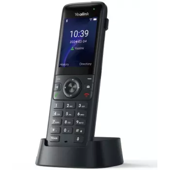 IP-puhelin Yealink AX83H musta TFT-näytöllä ja Wi‑Fi