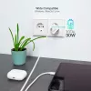 TooQ GAN USB-C/PD seinälaturi 30W, valkoinen, sisäkäyttö, AC, valkoinen