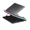 Mars Gaming MNBC6, jäähdytysteline + jalusta XL 19'' ARGB, 3 tuuletinta, mobiili jalusta