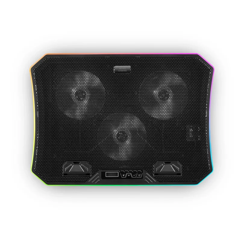 Mars Gaming MNBC6, jäähdytysteline + jalusta XL 19'' ARGB, 3 tuuletinta, mobiili jalusta