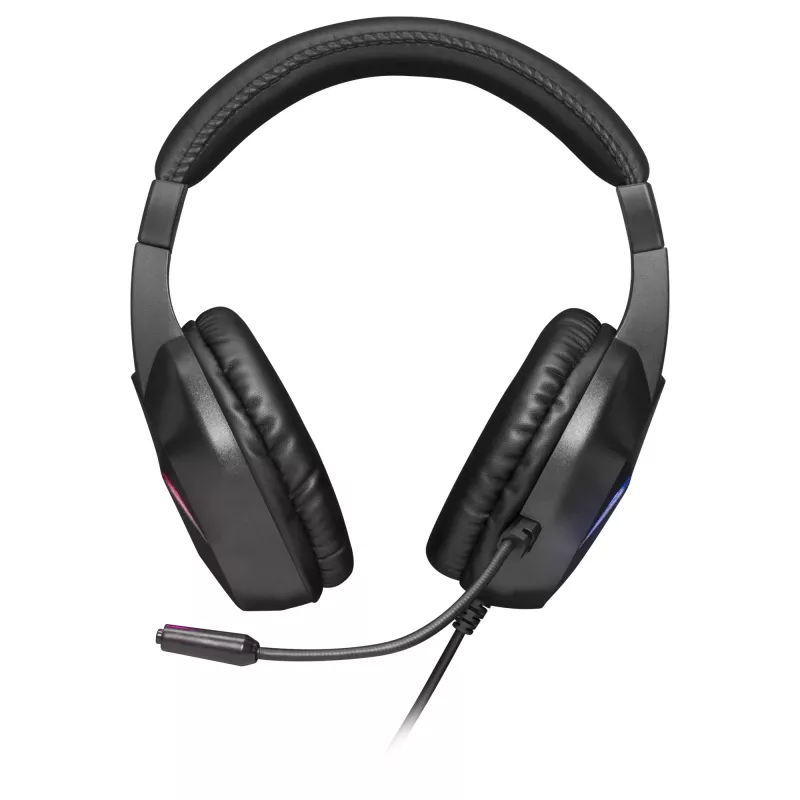 Mars Gaming MH122 musta, FRGB Over Ear -pelikuulokemikrofoni mikrofonilla, HiFi-ääni, kohinanvaimennus, ultrakevyt, PS4 PS5 Xbox Switch Tablet Windows Mac
