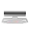 Mars Gaming MGS-ONE valkoinen Chroma RGB -näyttöteline säädettävä koko älypuhelin- ja tablettiteline etu-USB 2.0
