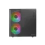 Mini Tower PC Mars Gaming MC-400 valkoinen 2x 120 mm etutuuletinta