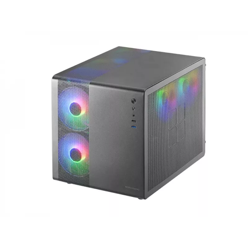 Mini Tower PC Mars Gaming MC-400 valkoinen 2x 120 mm etutuuletinta