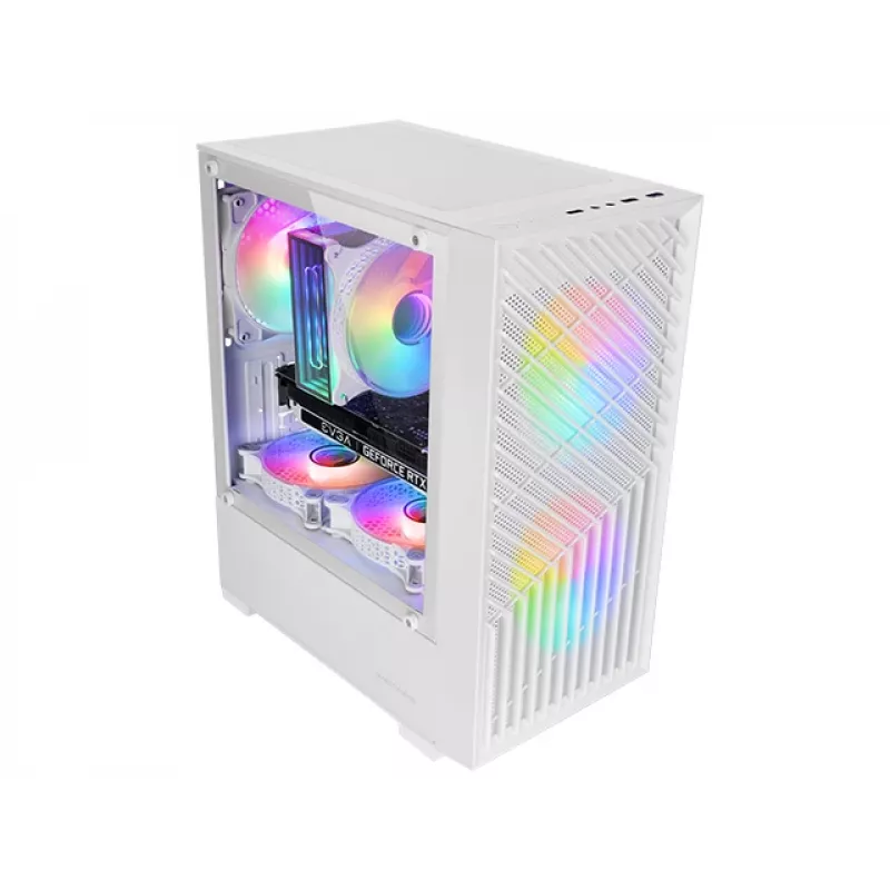 Mars Gaming MC-VORTEXW Mini Tower valkoinen