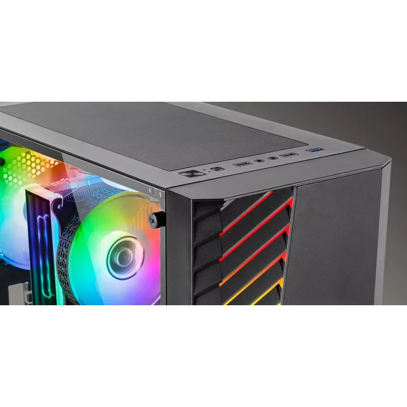 Mars Gaming MC-VOLT Midi Tower musta