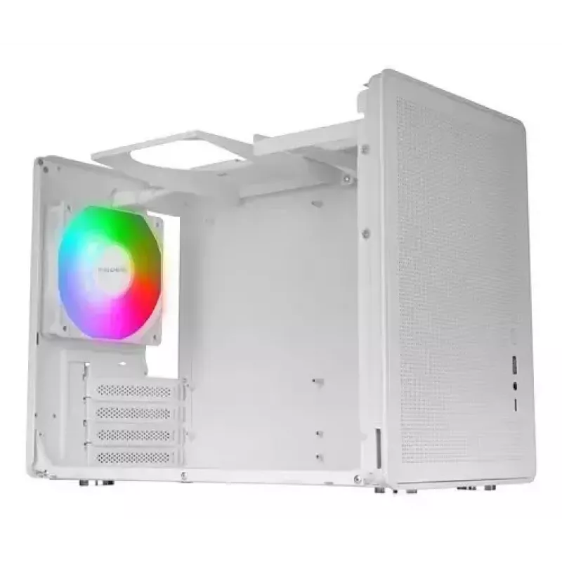 Tietokonekotelo Mars Gaming MCXPSW mATX valkoinen