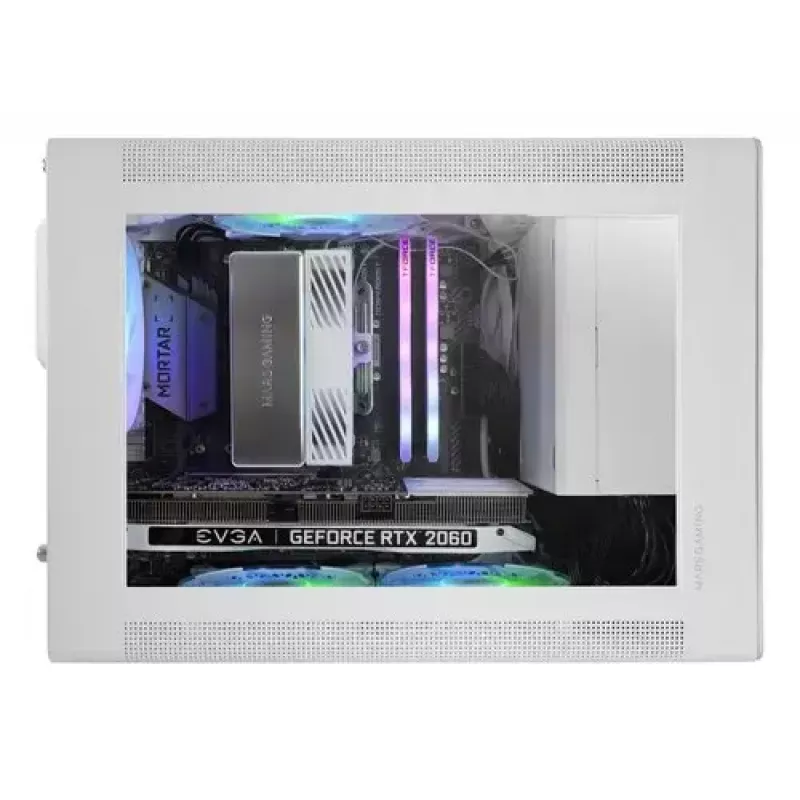 Tietokonekotelo Mars Gaming MCXPSW mATX valkoinen