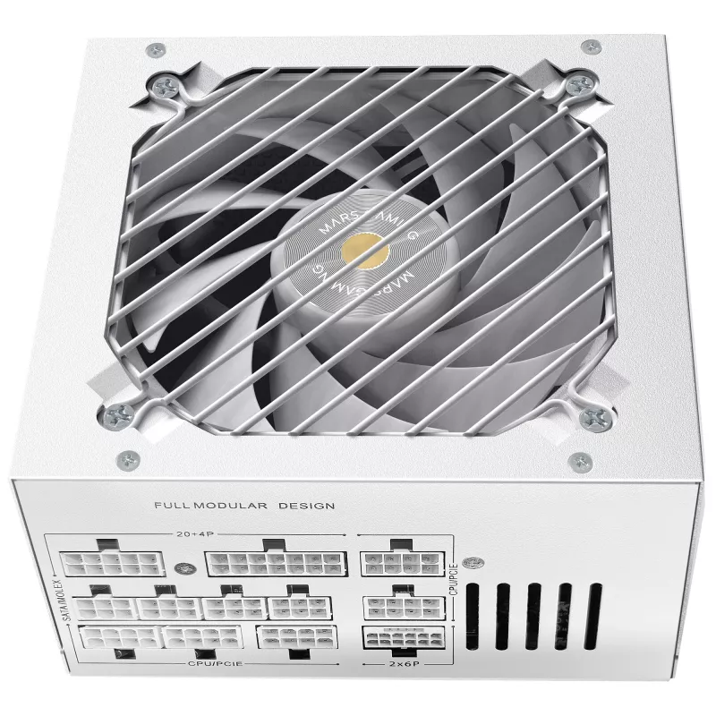 Mars Gaming MPB1000PSIW virtalähde 1000 W 24-pin ATX ATX valkoinen