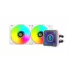 Mars Gaming ML-VISIONPRO240W prosessori all-in-one-nestekühler 12 cm valkoinen 1 kpl