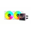 Mars Gaming ML-VISIONPRO240W prosessori all-in-one-nestekühler 12 cm valkoinen 1 kpl