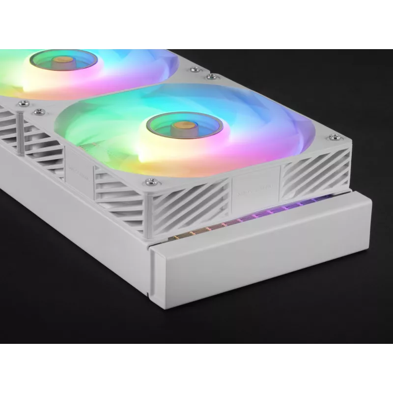 Mars Gaming ML-VISIONPRO240W prosessori all-in-one-nestekühler 12 cm valkoinen 1 kpl