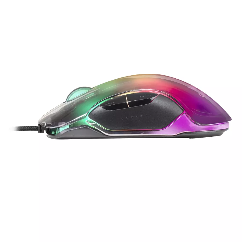 Mars Gaming MMGLOW pelihiiri RGB Chroma-Glow peilipinta 12800 DPI musta