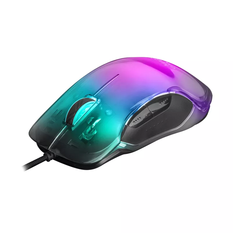 Mars Gaming MMGLOW pelihiiri RGB Chroma-Glow peilipinta 12800 DPI musta